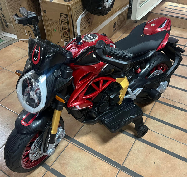 MOTO DA PISTA 12V COLORE ROSSA