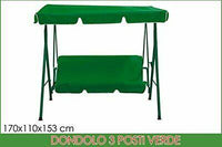 DONDOLO 3 POSTI VERDE