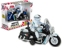 MOTO POLICE A FRIZIONE CON LUCI E SUONI