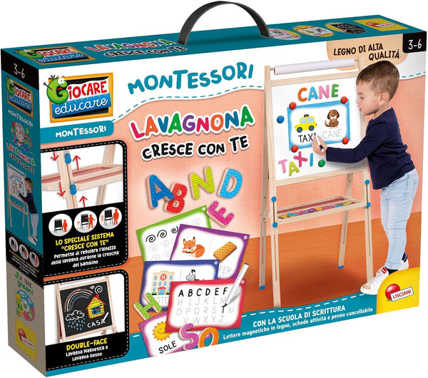 MONTESSORI LAVAGNA IN LEGNO