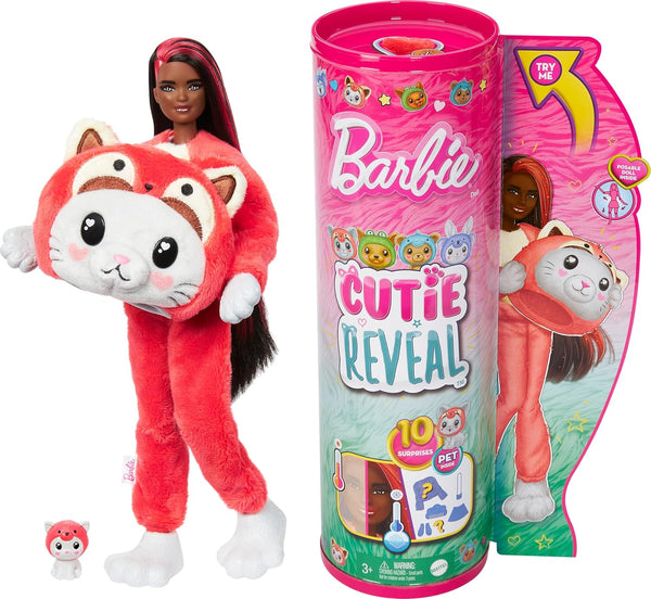BARBIE CUTIE REVEAL CUCCIOLI - GATTINO PANDA ROSSO