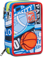 ASTUCCIO 3 ZIP SJ GANG REALBASKET PIENO - MODELLO ASSORTITO CASUALE