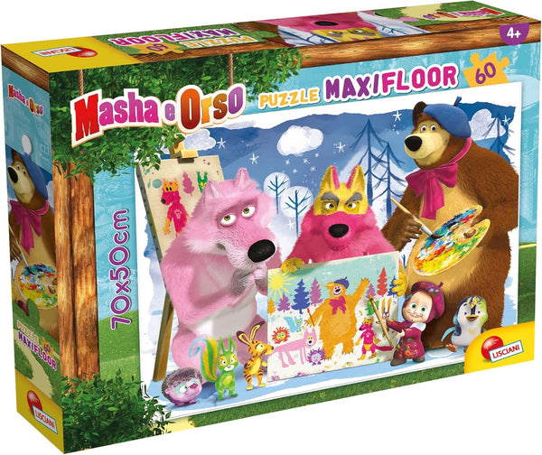 MASHA PUZZLE MAXIFLOOR 60 LET'S PAINT TOGETHER!