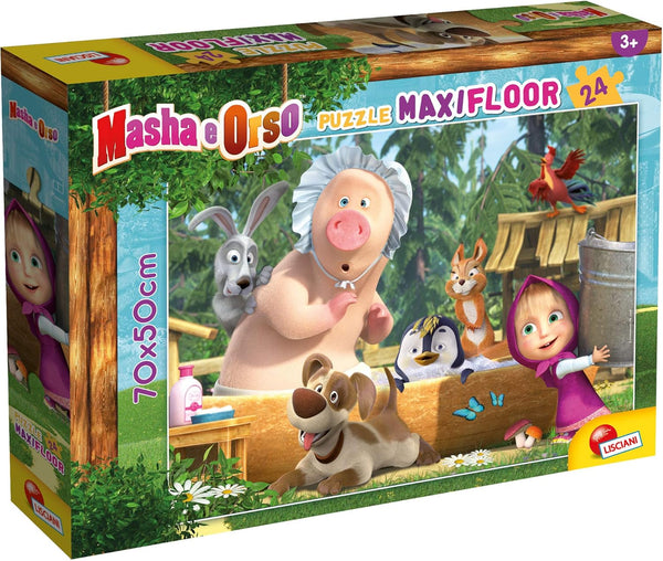 MASHA PUZZLE MAXIFLOOR 24 UNA BUONA GIORNATA!