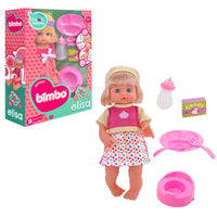BAMBOLA BEVE E BAGNA 40 CM CON ACCESSORI VENDITA UNITARIA COLORE CASUALE