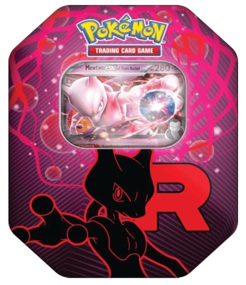 POKEMON TIN MEWTWO EX DEL TEAM ROCKET