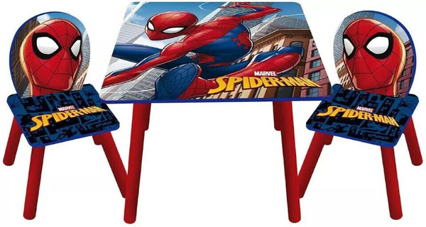 TAVOLINO + 2 SEDIE SPIDERMAN