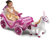 CARROZZA CON CAVALLO ELETTRICA DELLE PRINCIPESSE DISNEY