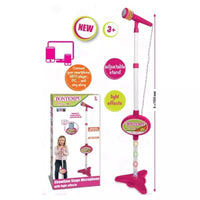 MICROFONO DA PALCO CON LUCI ROSA