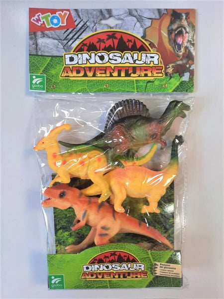 DINOSAURI 4 PEZZI SOGGETTO CASUALE VENDITA UNITARIA