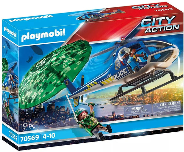 70569 ELICOTTERO DELLA POLIZIA E FUGGITIVO