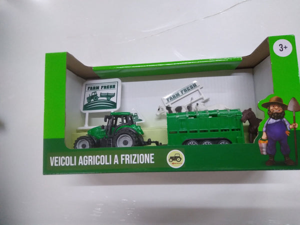 TRATTORE FRIZIONE CON RIMORCHI E ANIMALI