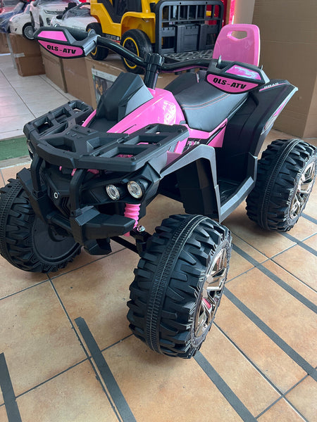 QUAD 12V RADIOCOMANDATO ROSA 