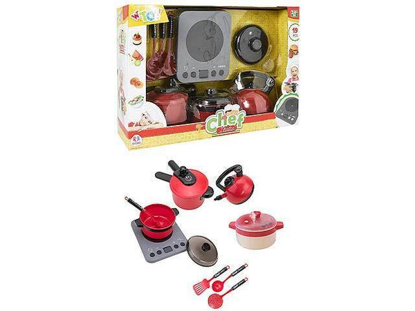 PENTOLE CON PIASTRA E COPERCHI