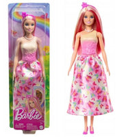 BARBIE FAIRYTALE PRINCESS ASSORTIMENTO CAPELLI ROSA