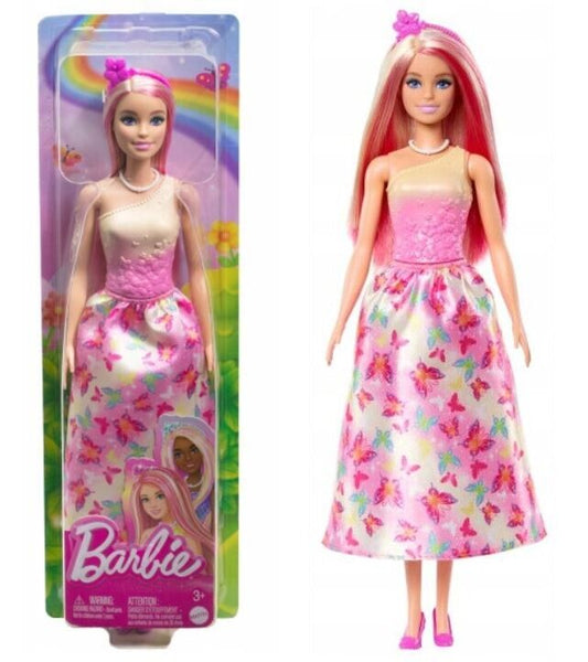 BARBIE FAIRYTALE PRINCESS ASSORTIMENTO CAPELLI ROSA
