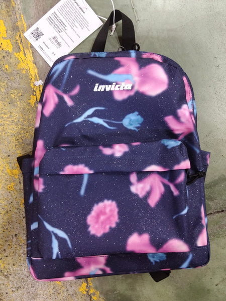 ZAINO INVICTA LINEA FANTASY SHINE FIORI ROSA GIRL