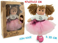 CAMILLA BAMBOLA DI PEZZA GATTINA CON VOCE