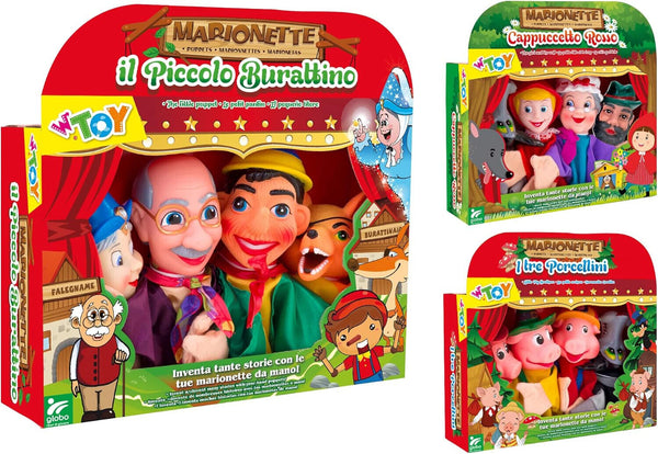 BURATTINI 4 PEZZI VENDITA UNITARIA SOGGETTO CASUALE 
