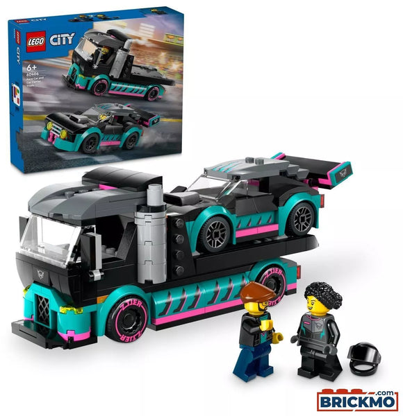 60406 LEGO CITY TRASPORTO AUTO CON AUTO DA CORSA