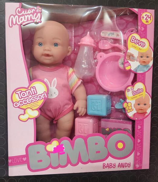 BAMBOLOTTO CON FUNZIONE BOLLE SOGGETTO ASSORTITO VENDITA UNITARIA COLORE CASUALE