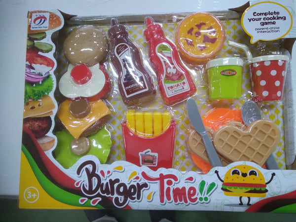 FAST FOOD HAMBURGER IN SCATOLA