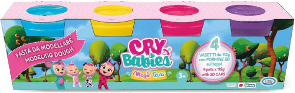 CRY BABIES - PASTA DA MODELLAR 4 VASETTI