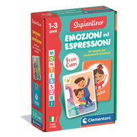 MONTESSORI FLASHCARDS BABY EMOZIONI ED IMPRESSIONI
