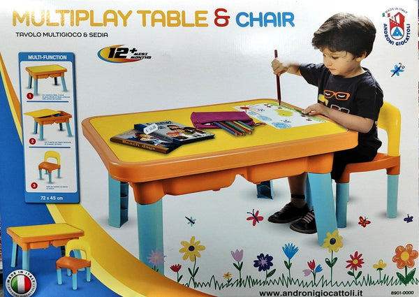 TAVOLO MULTIGIOCO  CON SEDIA 