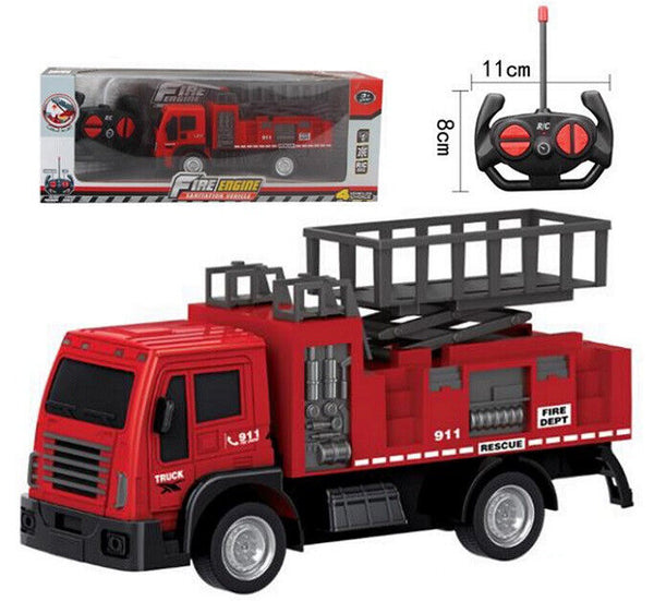 CAMION POMPIERI CON PIATTAFORMA