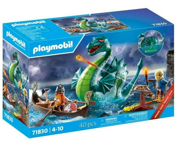 PLAYMOBIL 71830 VICHINGHI CON MOSTRO MARINO 
