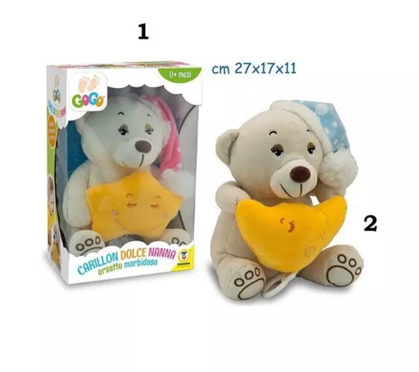 CARILLON ORSETTO NINNA NANNA VENDITA UNITARIA COLORE CASUALE