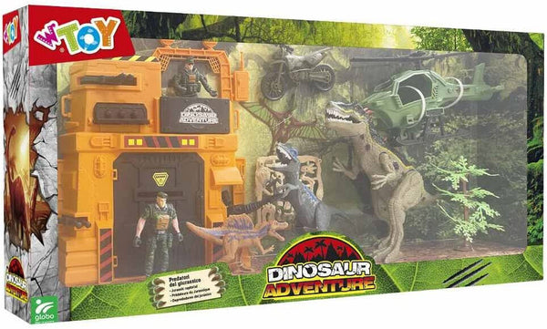 PLAYSET DINOSAURI CON VEICOLI