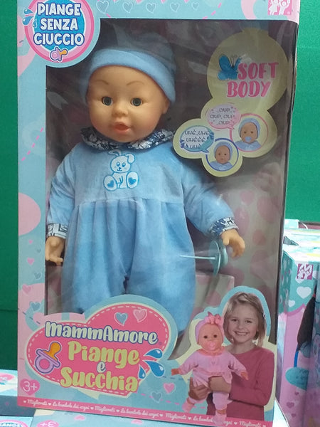 MAMMAMORE PIANGE E SUCCHIA AZZURRO
