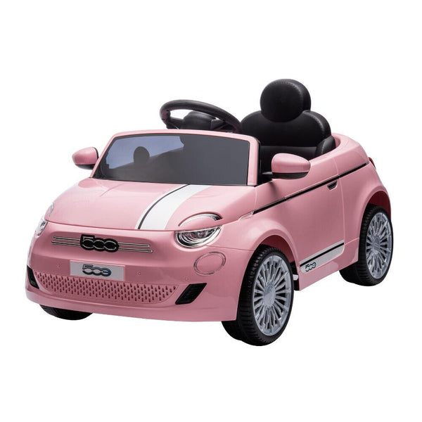AUTO FIAT 500E ROSA 12 V 