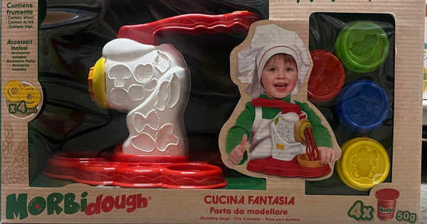 MORBIDO MACCHINA DELLA PASTA CON 4 VASETTI 