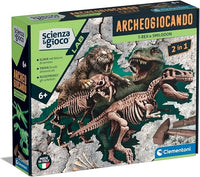 ARCHEOGIOCANDO- T-REX E SMILODONTE 2IN1