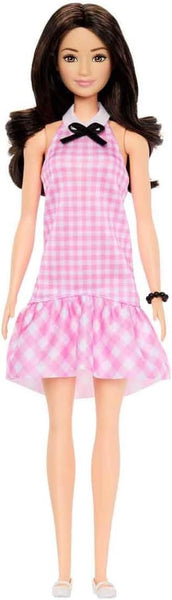 BARBIE FASHIONISTAS MORA CON ABITO ROSA