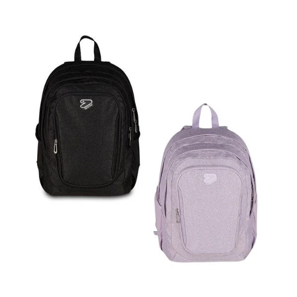 ZAINO TECH SEVEN SHINY NERO E VIOLA VENDITA UNITARIA COLORE CASUALE