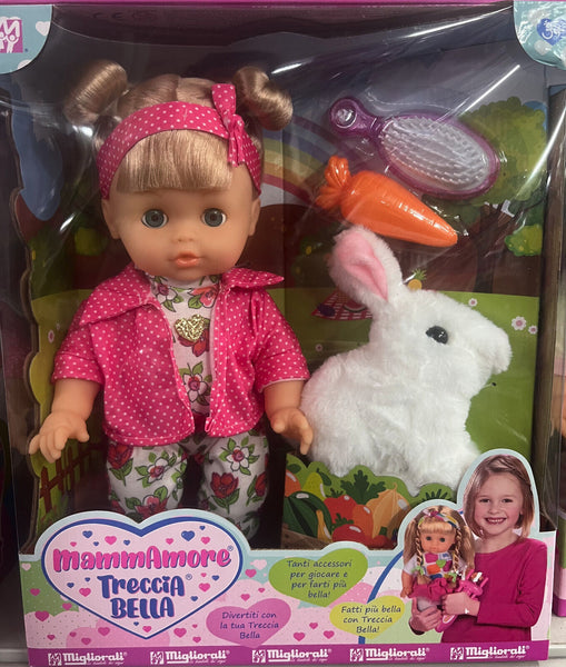 TRECCIA BELLA RABBIT ROSA