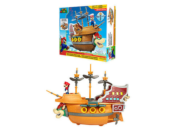 SUPER MARIO DELUXE- BOWSER AIRSHIP PLAYSET