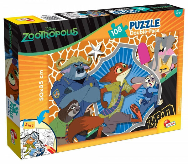 PUZZLE DOUBLE 108PZ ZOOTROPOLI