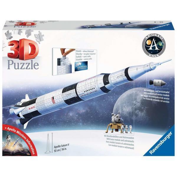 APOLLO SATURN V ROCKET 440 PZ PUZZLE 3D