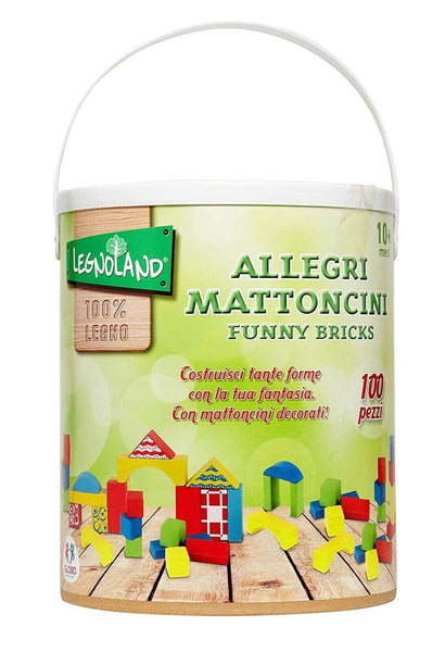 SECCHIELLO COSTRUZIONI LEGNO 100 PZ