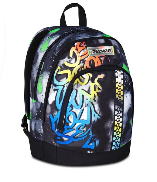 ZAINO DUAL SPRINT PAINT SEVEN NERO VERDE