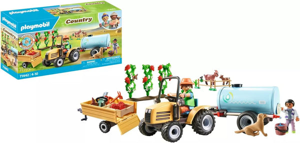 71442 TRATTORE CON RIMORCHIO E CISTERNA
