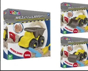 VEICOLI LAVORO CON SABBIA MAGICA