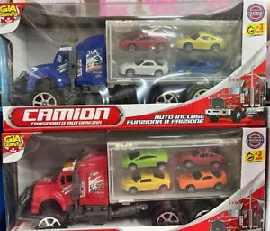 CAMION CON 4 AUTO VENDITA UNITARIA COLORE A SCELTA