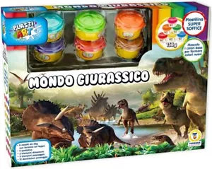 SET GIURASSICO 6 VASETTI 