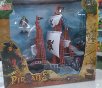 GALEONE DEI PIRATI CON PERSONAGGI